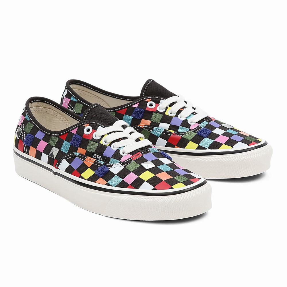 Tenis Vans Anaheim Factory Authentic 44 DX Mujer Negras/Multicolor | AEY458219