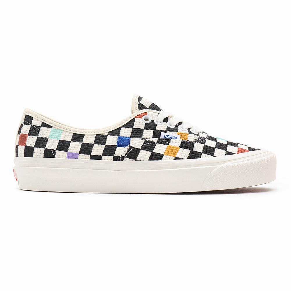 Tenis Vans Anaheim Factory Authentic 44 DX Mujer Negras/Blancas | DLI385462