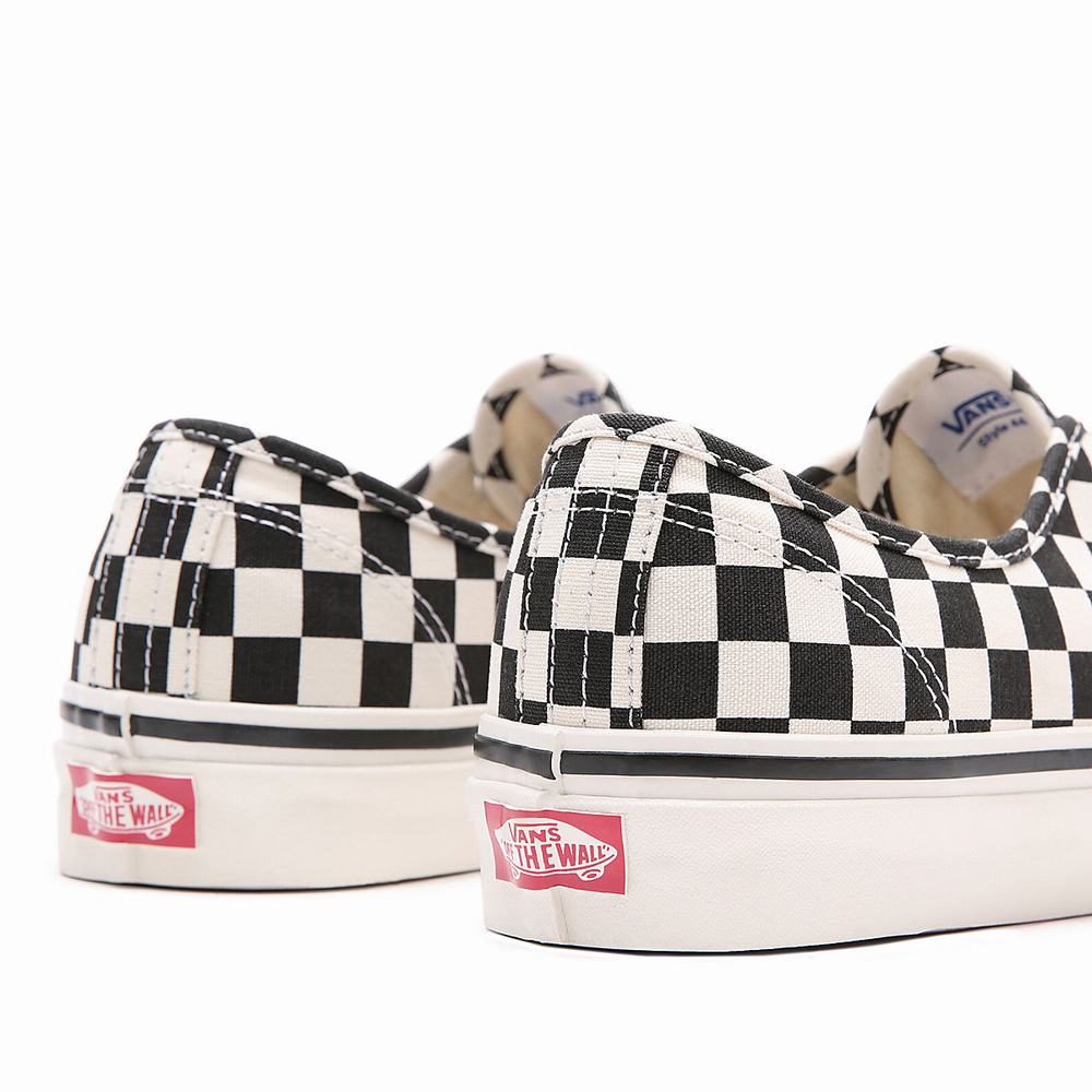 Tenis Vans Anaheim Factory Authentic 44 DX Mujer Negras/Blancas | ITK506418