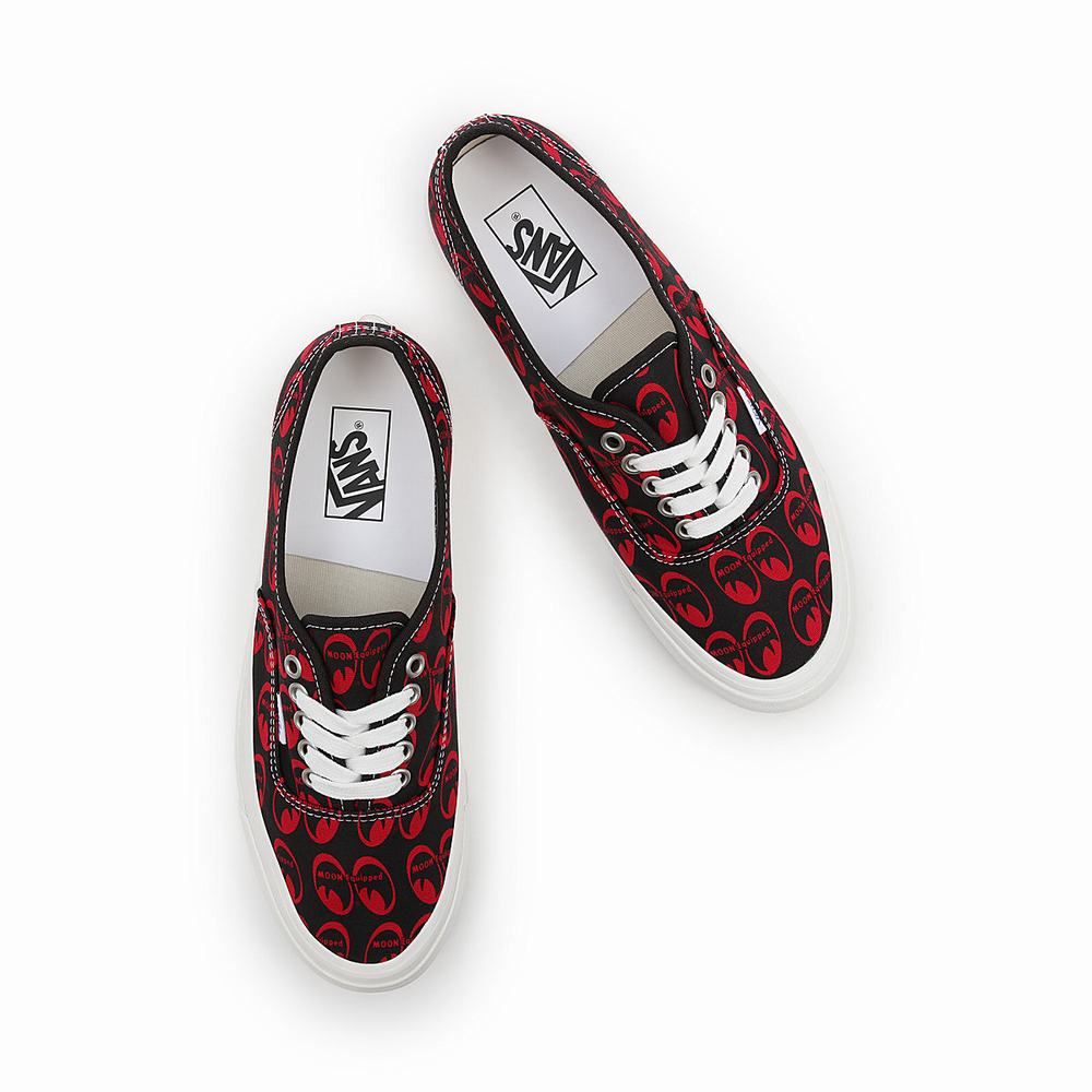 Tenis Vans Anaheim Factory Authentic 44 DX Mujer Negras/Rojas | OCN932716