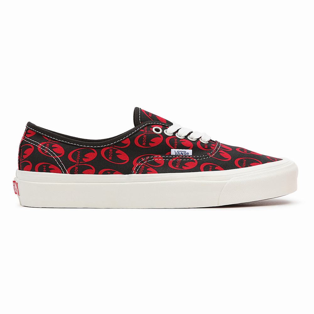 Tenis Vans Anaheim Factory Authentic 44 DX Mujer Negras/Rojas | OCN932716