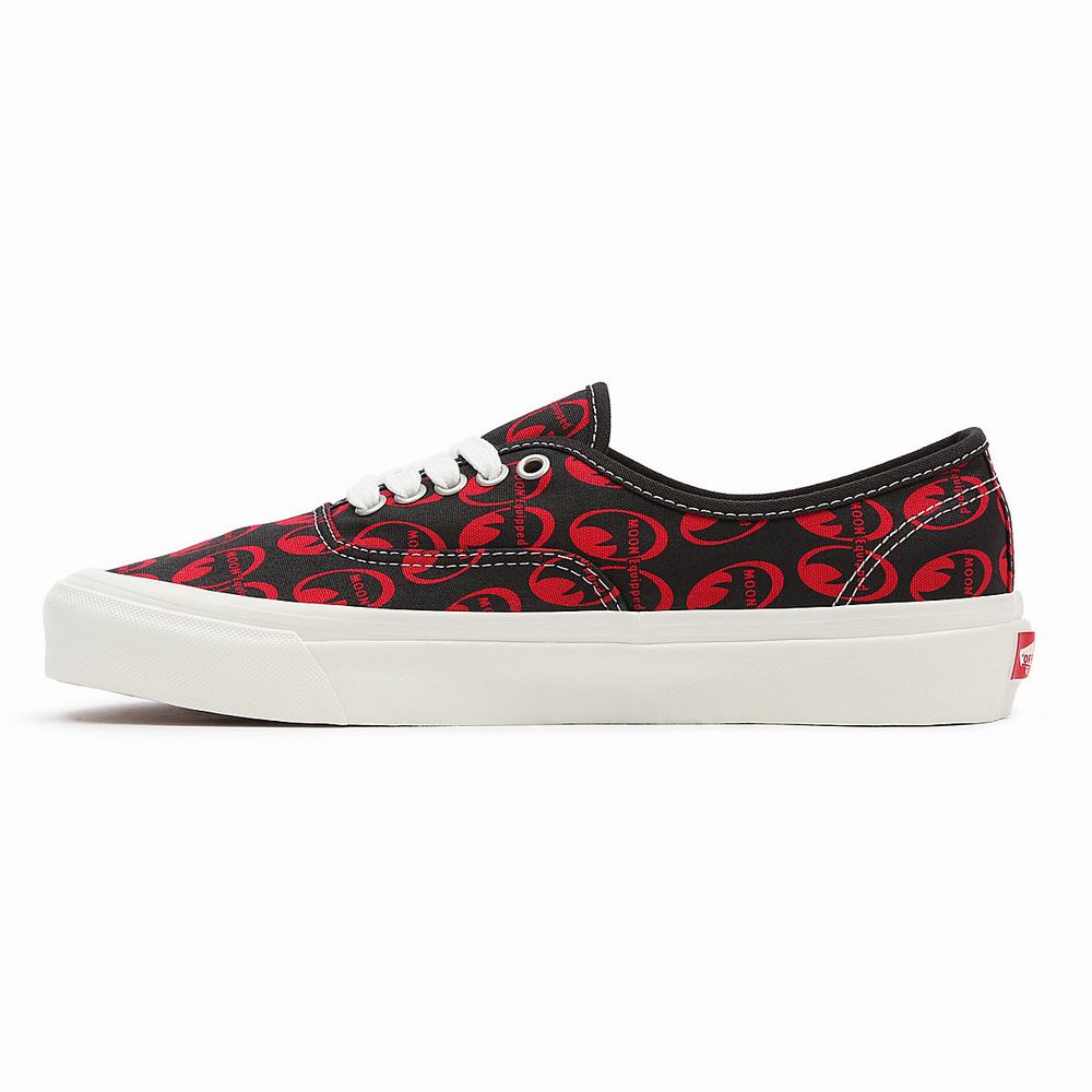 Tenis Vans Anaheim Factory Authentic 44 DX Mujer Negras/Rojas | OCN932716