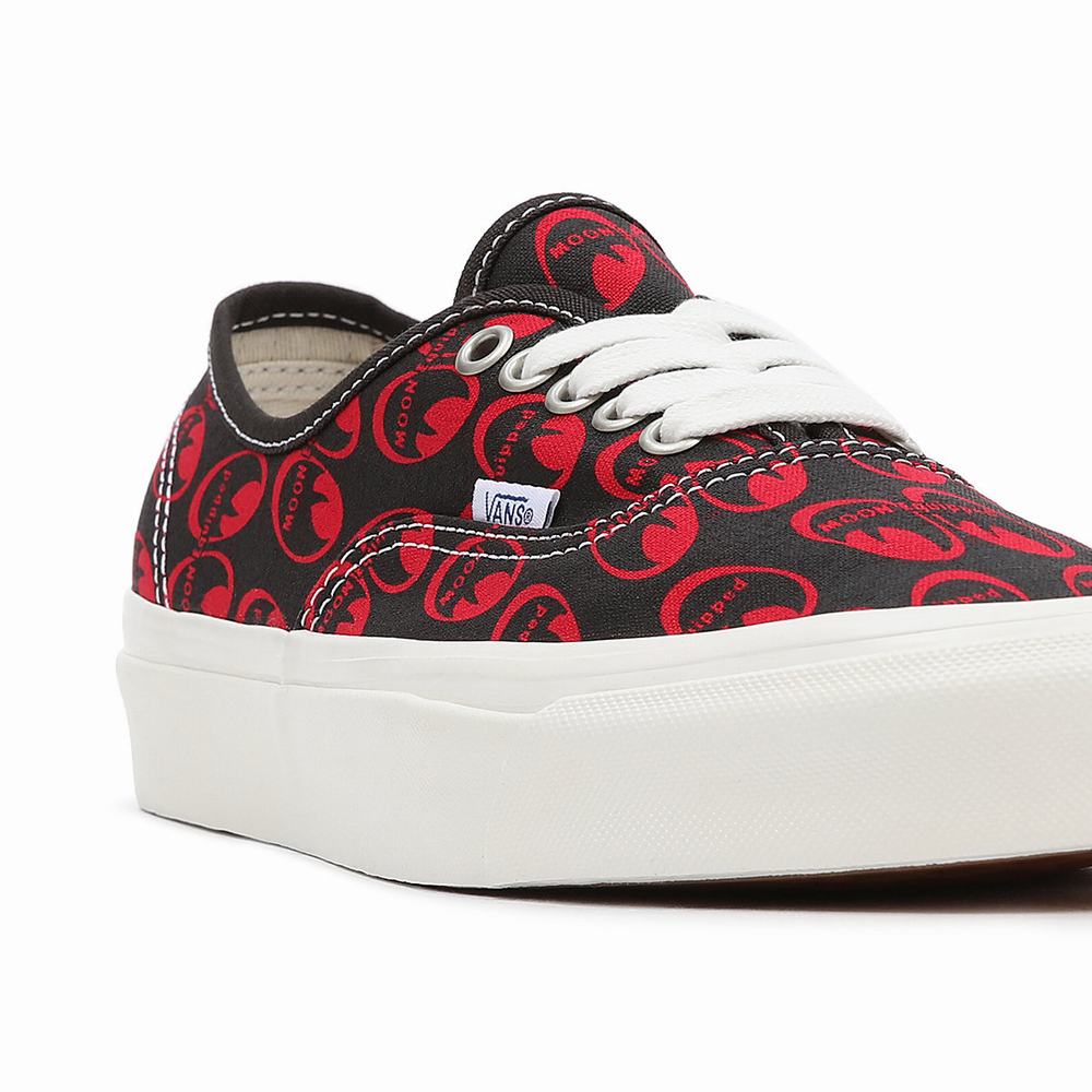 Tenis Vans Anaheim Factory Authentic 44 DX Mujer Negras/Rojas | OCN932716