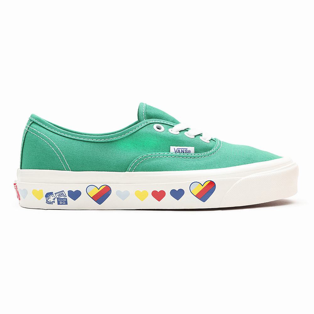 Tenis Vans Anaheim Factory Authentic 44 DX Mujer Verde | PJX320178