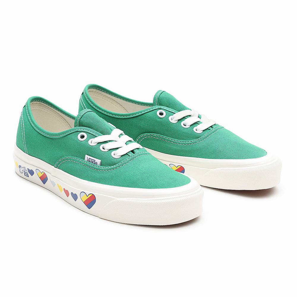 Tenis Vans Anaheim Factory Authentic 44 DX Mujer Verde | PJX320178