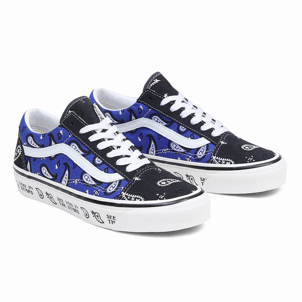 Tenis Vans Anaheim Factory Old Skool 36 DX Hombre Azules/Negras | DAP548067