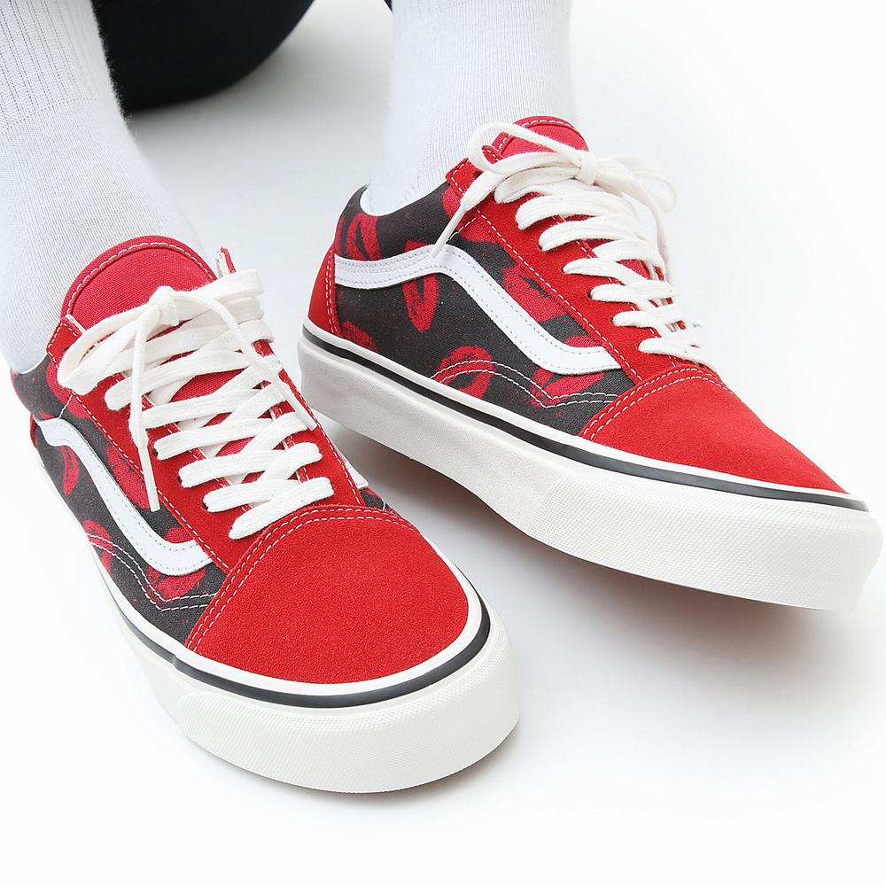 Tenis Vans Anaheim Factory Old Skool 36 DX Hombre Rojas | LAI130862