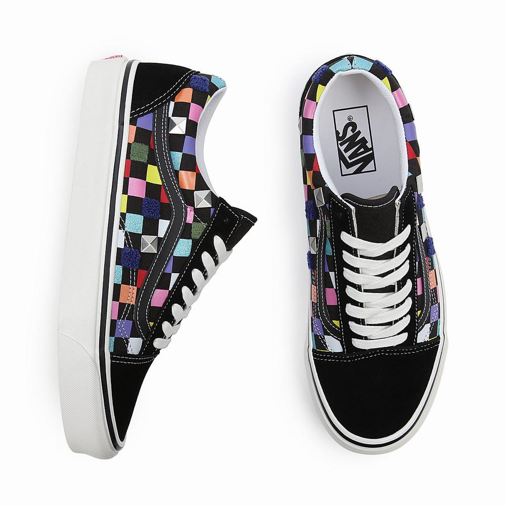 Tenis Vans Anaheim Factory Old Skool 36 DX Mujer Negras/Multicolor | LYP627518