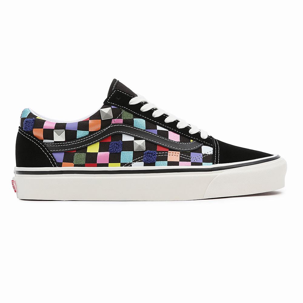 Tenis Vans Anaheim Factory Old Skool 36 DX Mujer Negras/Multicolor | LYP627518