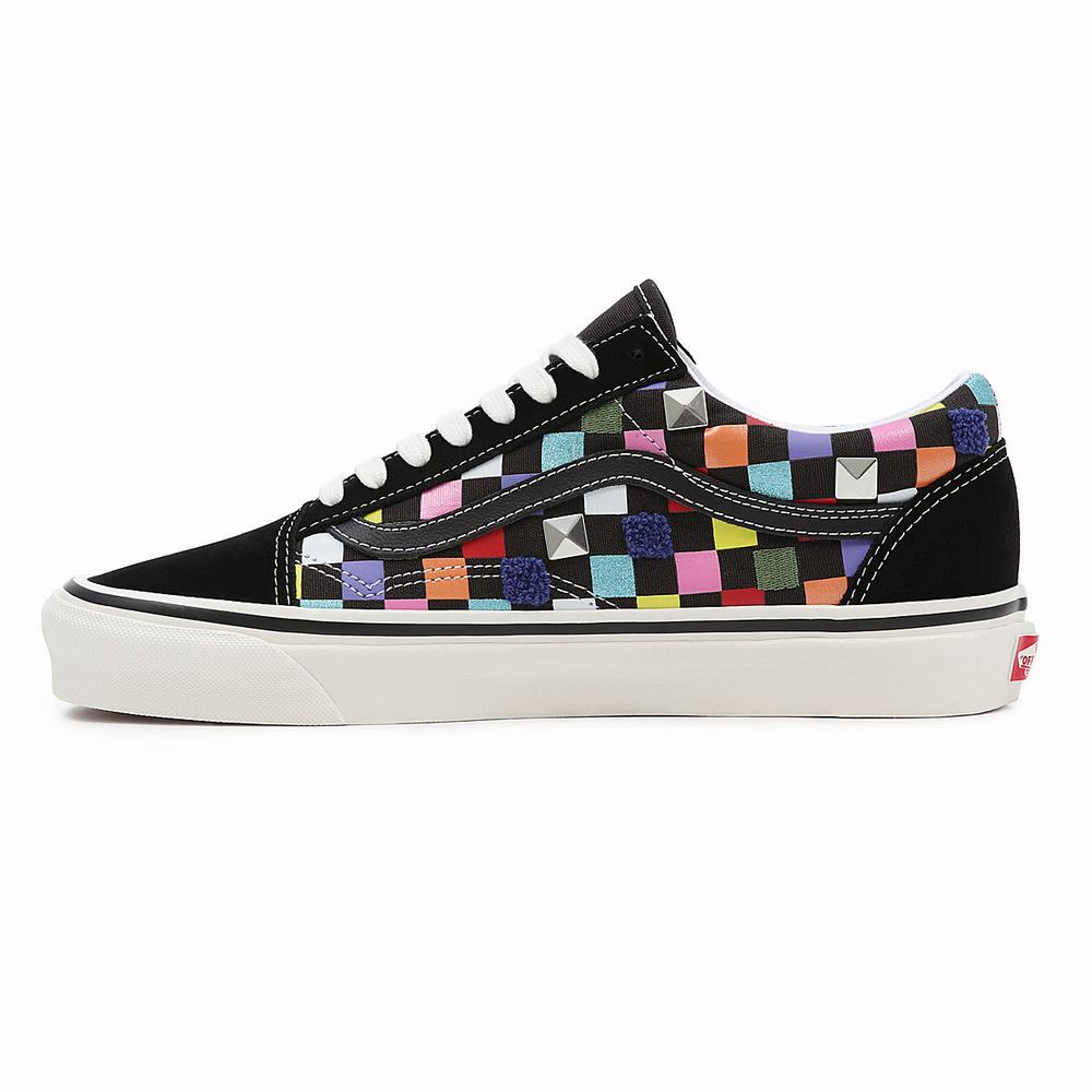 Tenis Vans Anaheim Factory Old Skool 36 DX Mujer Negras/Multicolor | LYP627518