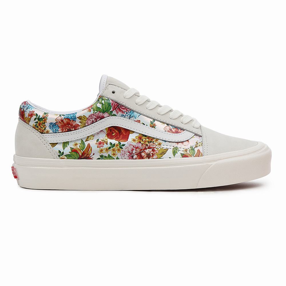 Tenis Vans Anaheim Factory Old Skool 36 DX Mujer Multicolor/Blancas | OCV574016