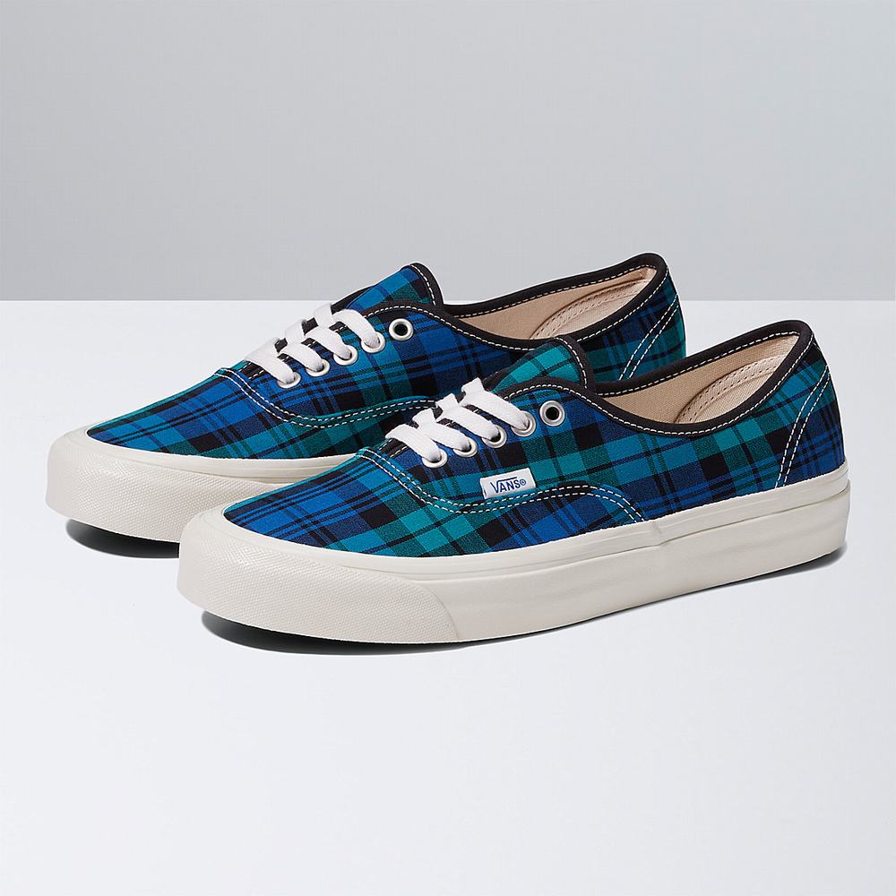 Tenis Vans Authentic 44 DX Hombre Azules/Verde | DOS742091