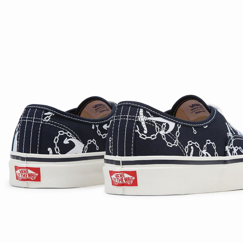 Tenis Vans Authentic 44 Deck DX Mujer Negras | ZGX023567