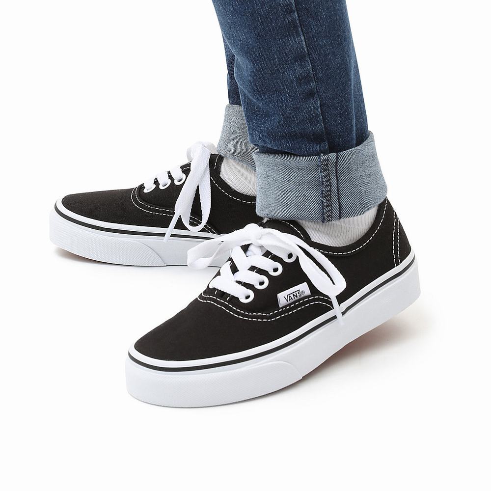 Tenis Vans Authentic (4-8 years) Niños Negras | VWY309518