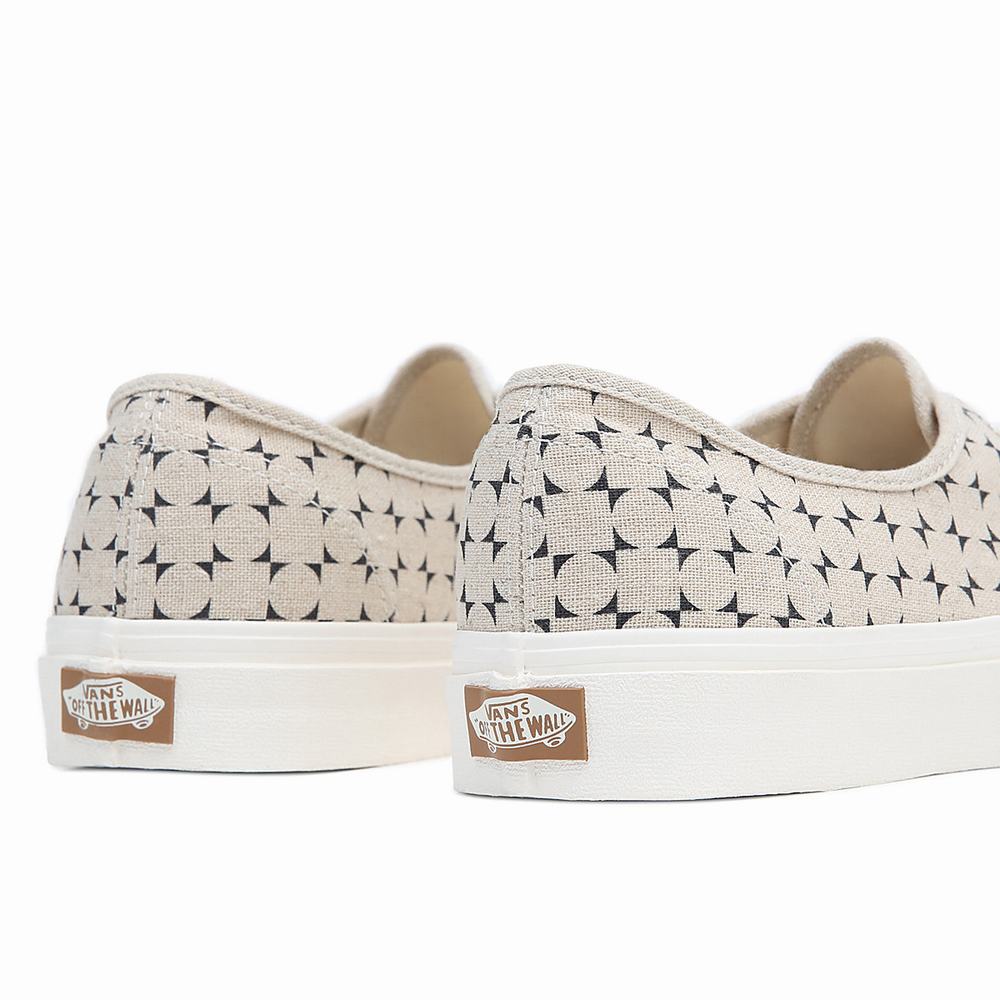 Tenis Vans Authentic Hombre Beige | KDG458073