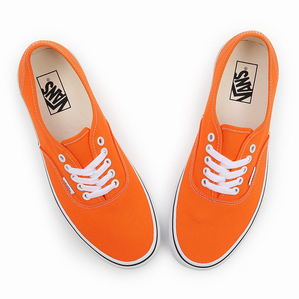 Tenis Vans Authentic Hombre Naranjas | BQY514380