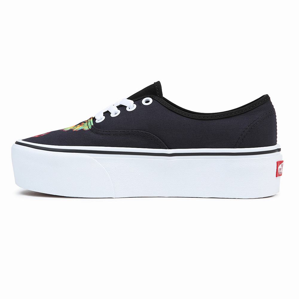 Tenis Vans Authentic Stackform Mujer Negras/Multicolor | AHJ746910