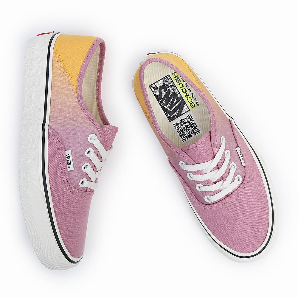 Tenis Vans Authentic VR3 Hombre Amarillo/Rosas | DNE475230