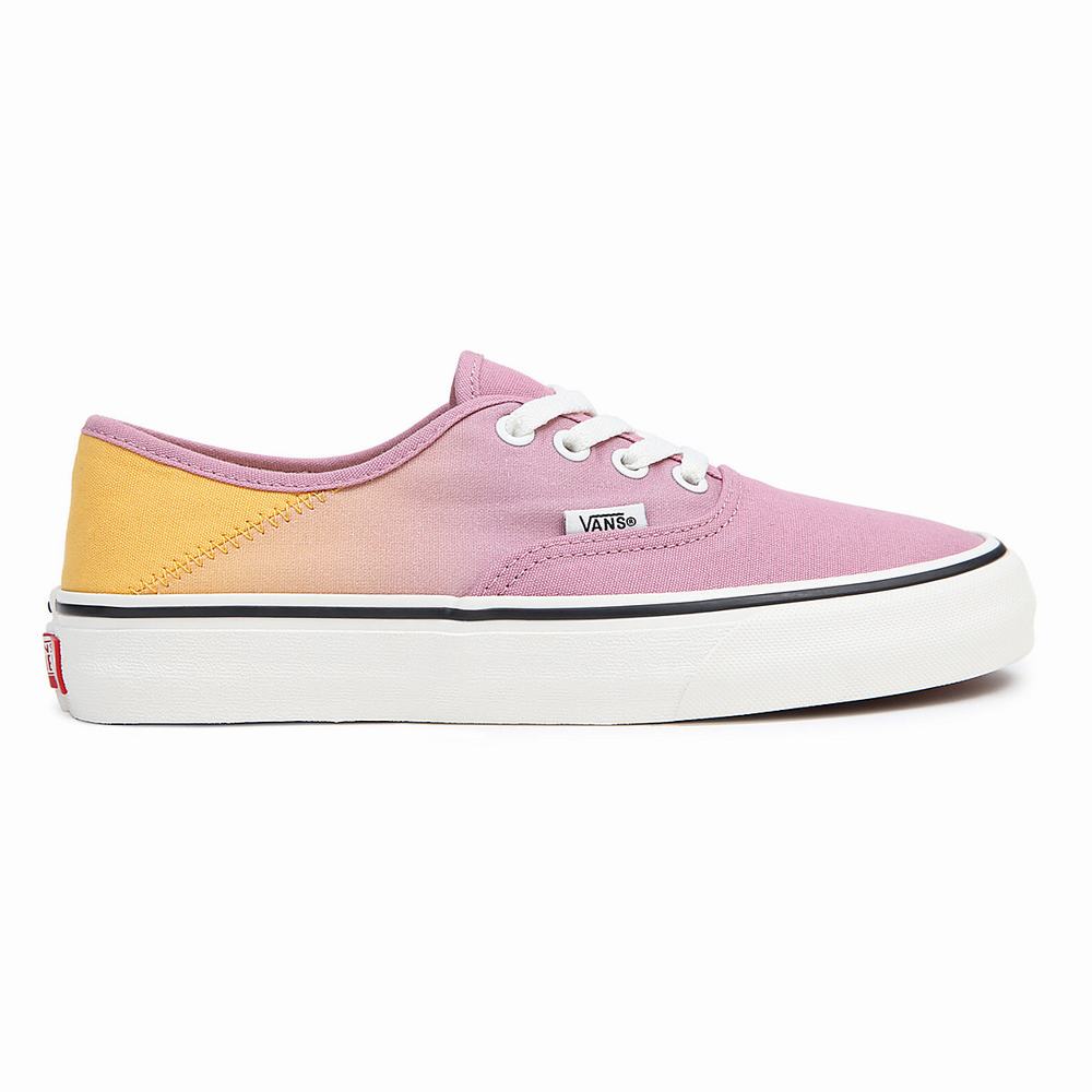 Tenis Vans Authentic VR3 Hombre Amarillo/Rosas | DNE475230