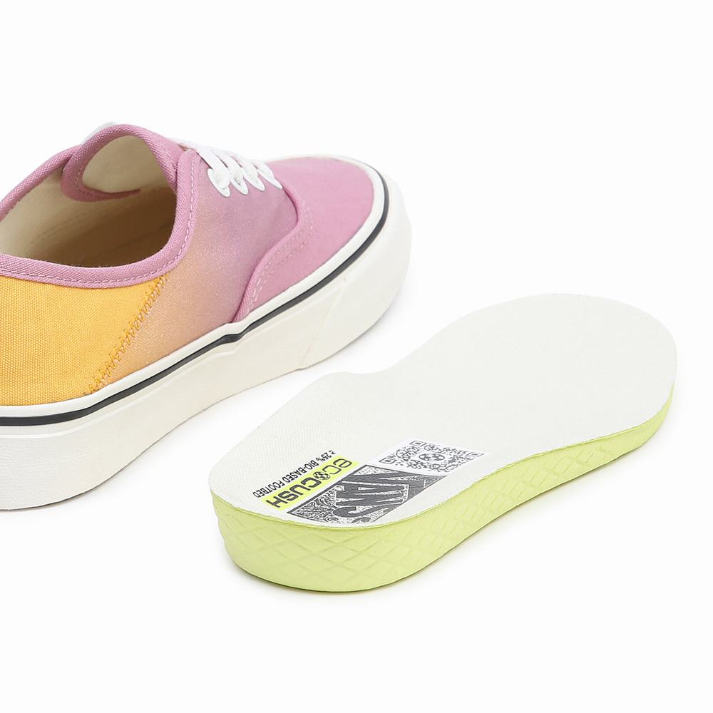 Tenis Vans Authentic VR3 Hombre Amarillo/Rosas | DNE475230