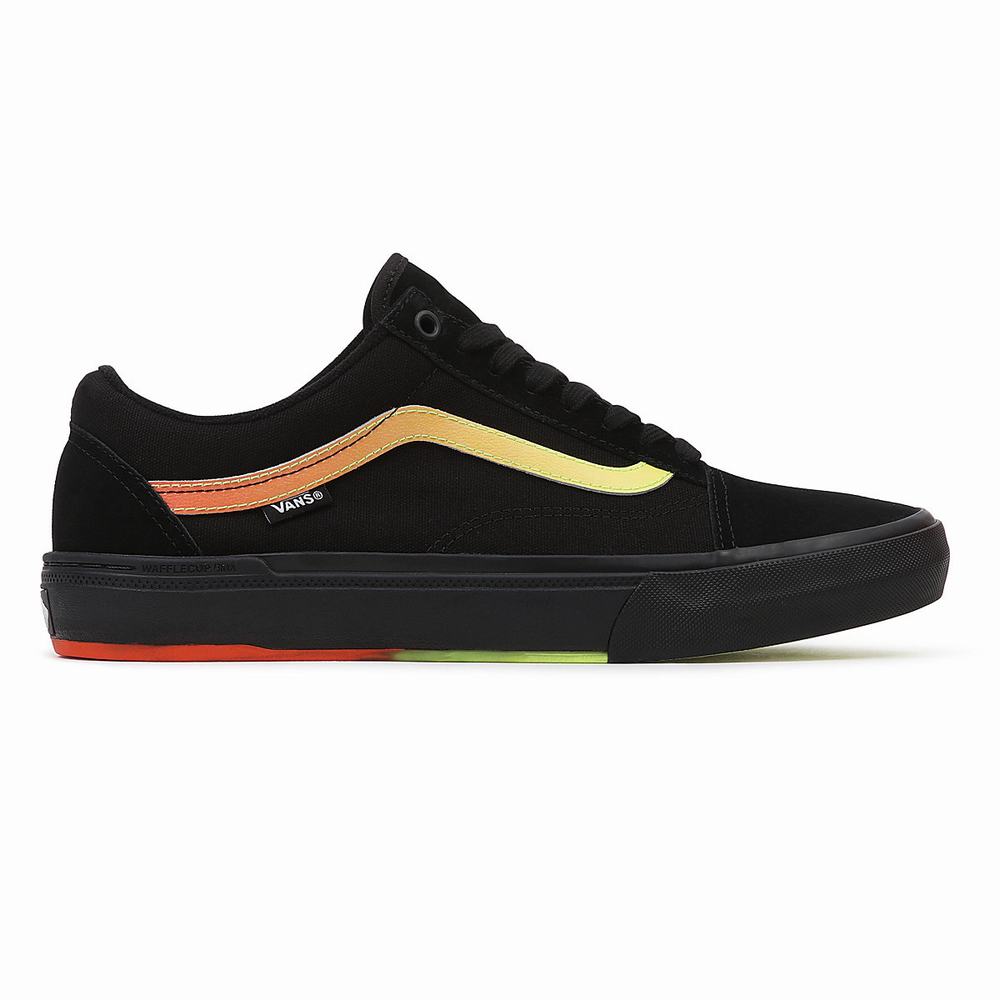 Tenis Vans BMX Old Skool Hombre Negras/Naranjas | CAS758391