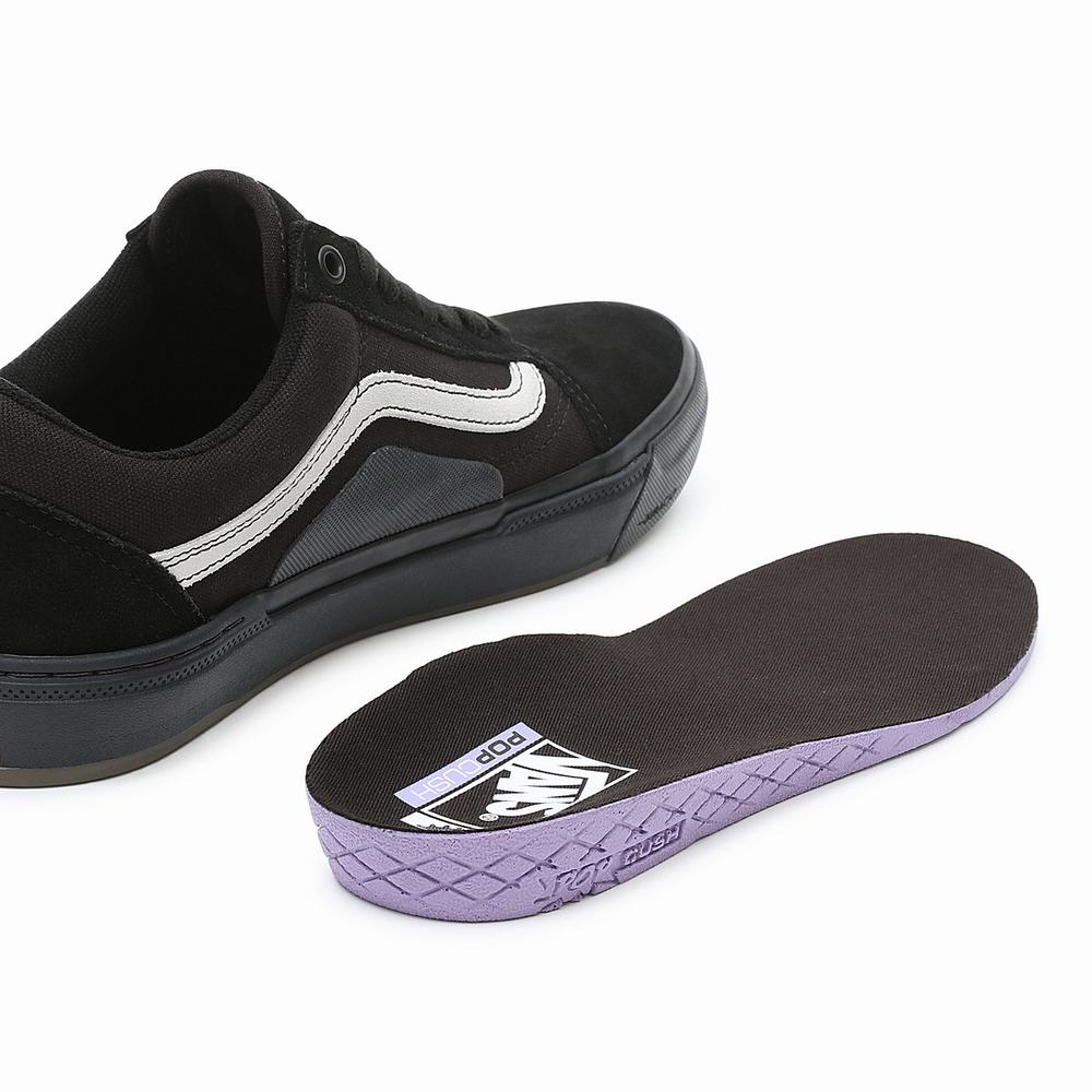 Tenis Vans BMX Old Skool Mujer Negras | ULB850192