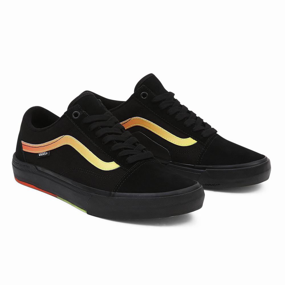 Tenis Vans BMX Old Skool Mujer Negras/Naranjas | CUG968745