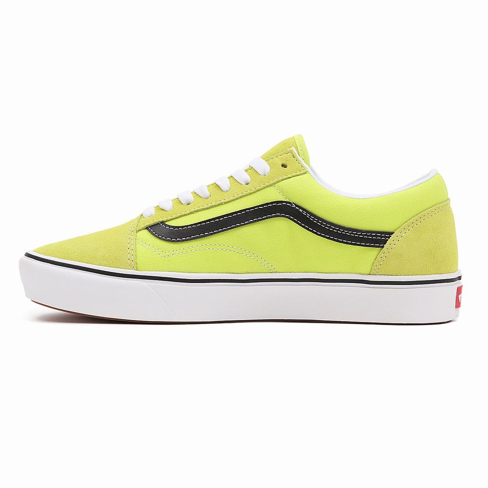 Tenis Vans Basics ComfyCush Old Skool Hombre Amarillo | MER694238