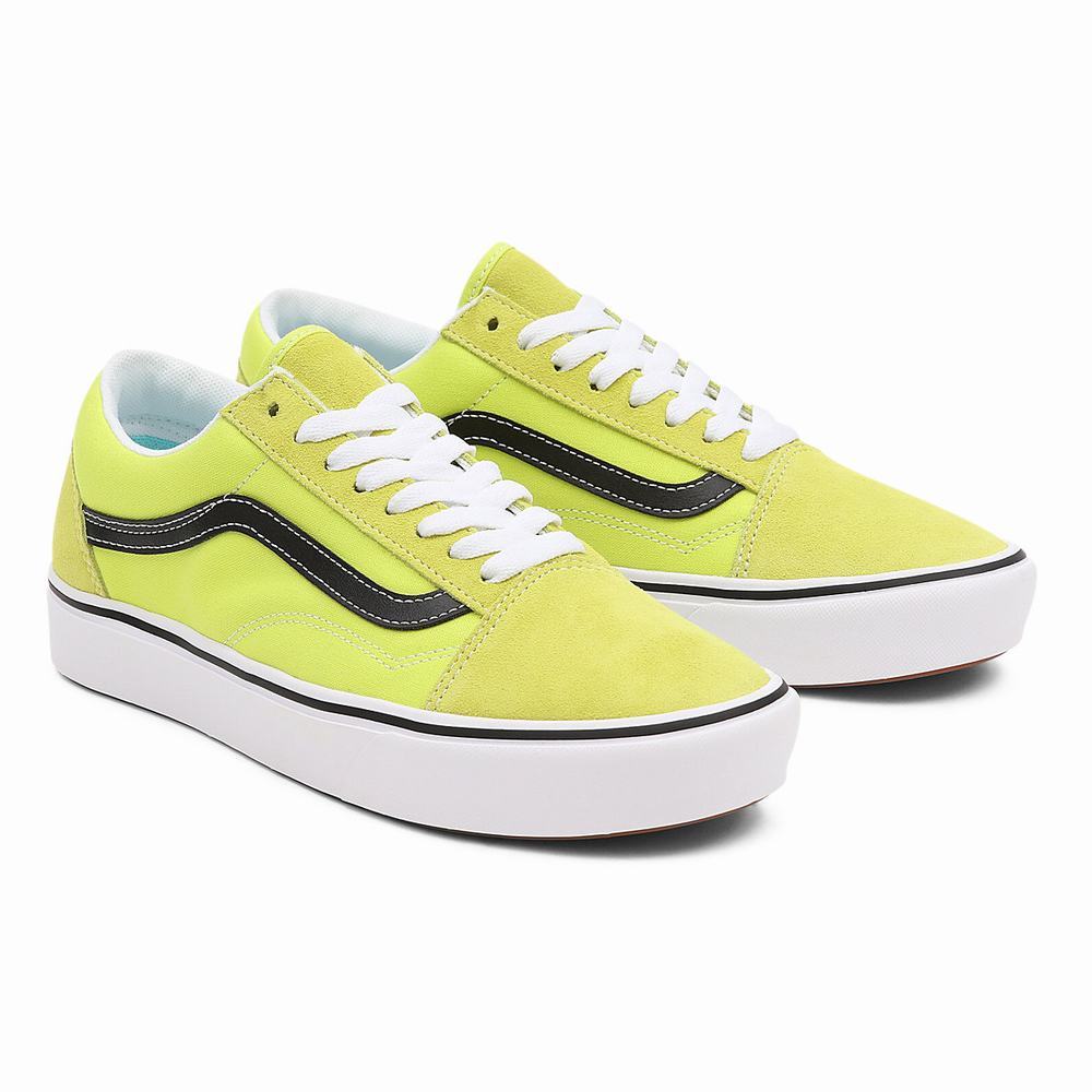 Tenis Vans Basics ComfyCush Old Skool Hombre Amarillo | MER694238