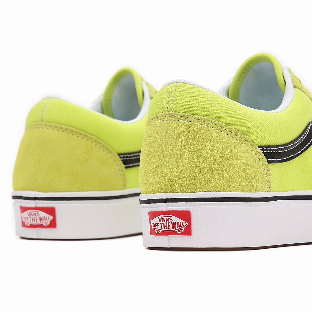 Tenis Vans Basics ComfyCush Old Skool Mujer Amarillo | OPS072196