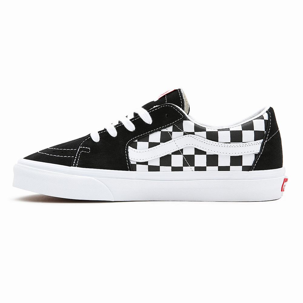 Tenis Vans Canvas/Suede SK8-Low Hombre Negras | SHV325601