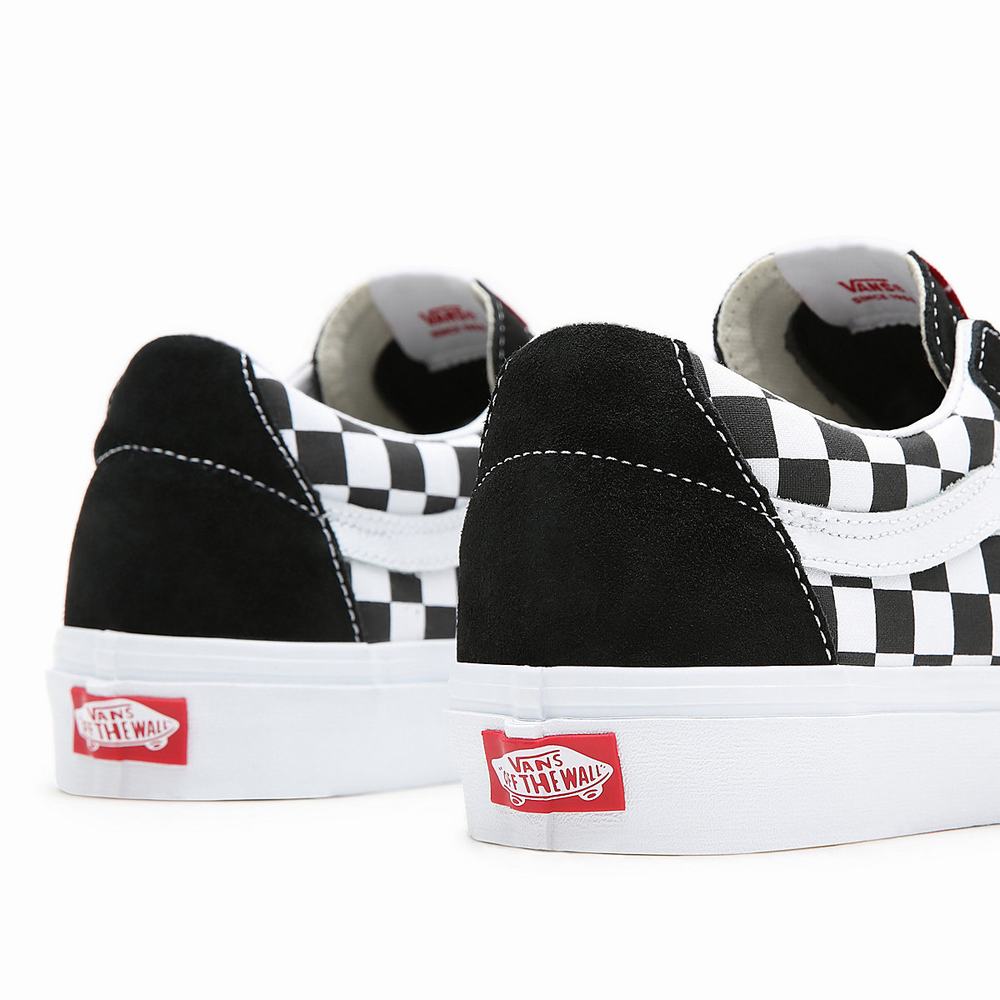 Tenis Vans Canvas/Suede SK8-Low Hombre Negras | SHV325601