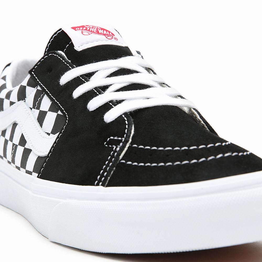 Tenis Vans Canvas/Suede SK8-Low Hombre Negras | SHV325601