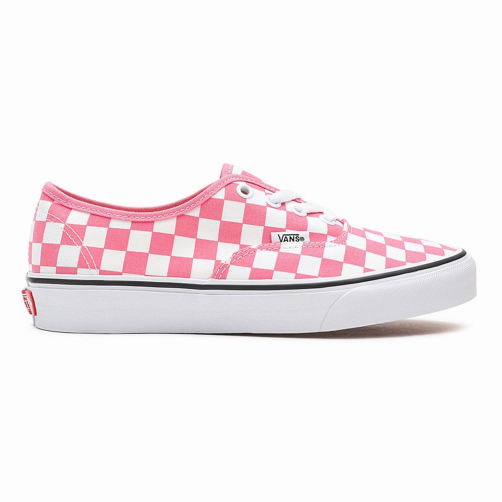 Tenis Vans Checkerboard Authentic Mujer Rosas | CHP406591