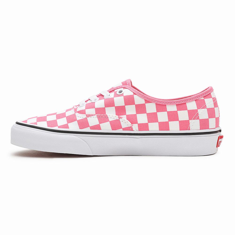 Tenis Vans Checkerboard Authentic Mujer Rosas | CHP406591