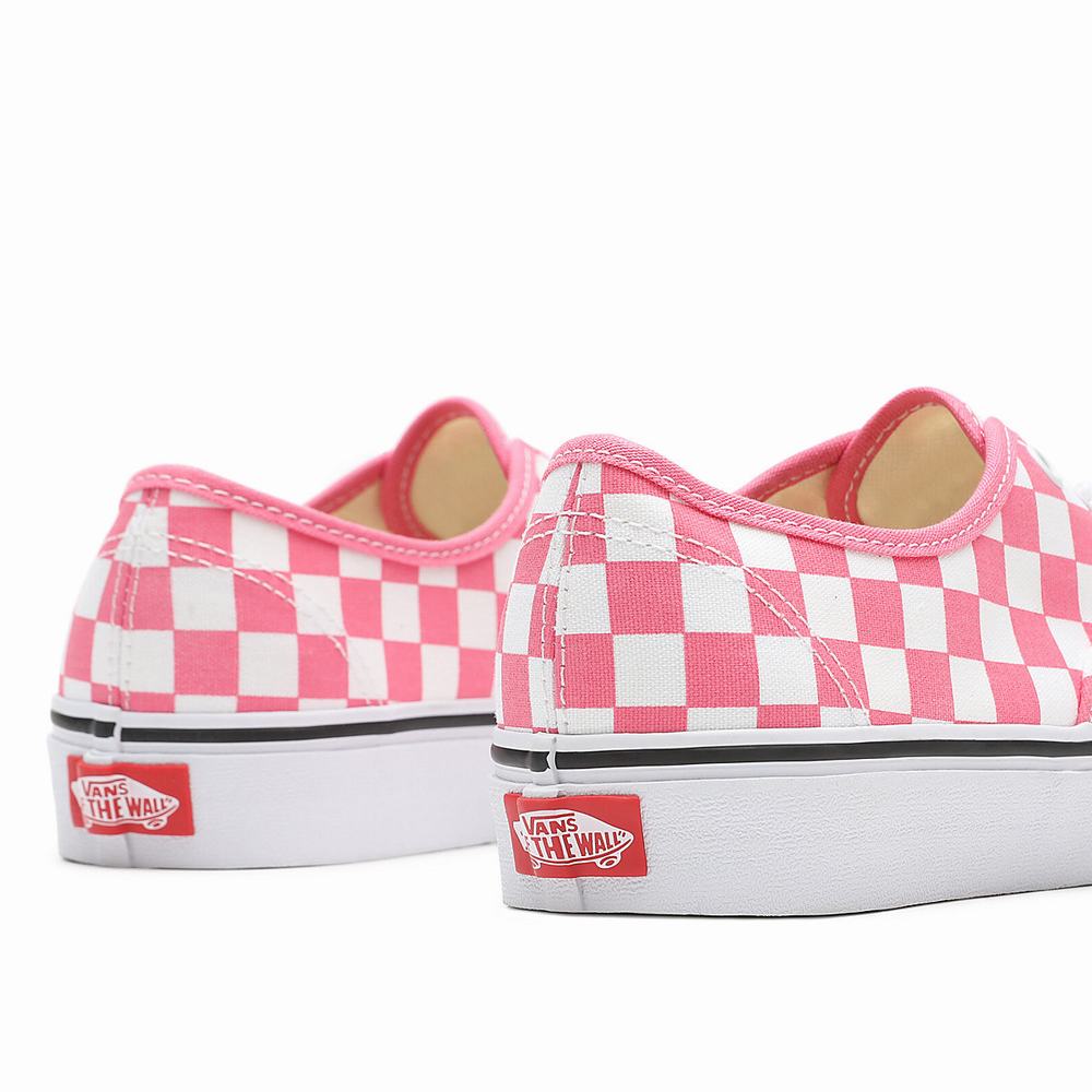 Tenis Vans Checkerboard Authentic Mujer Rosas | CHP406591