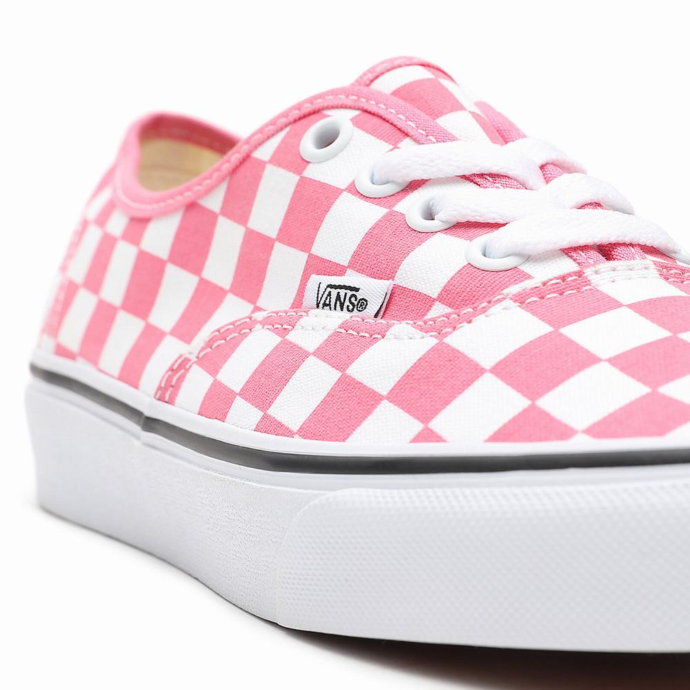 Tenis Vans Checkerboard Authentic Mujer Rosas | CHP406591