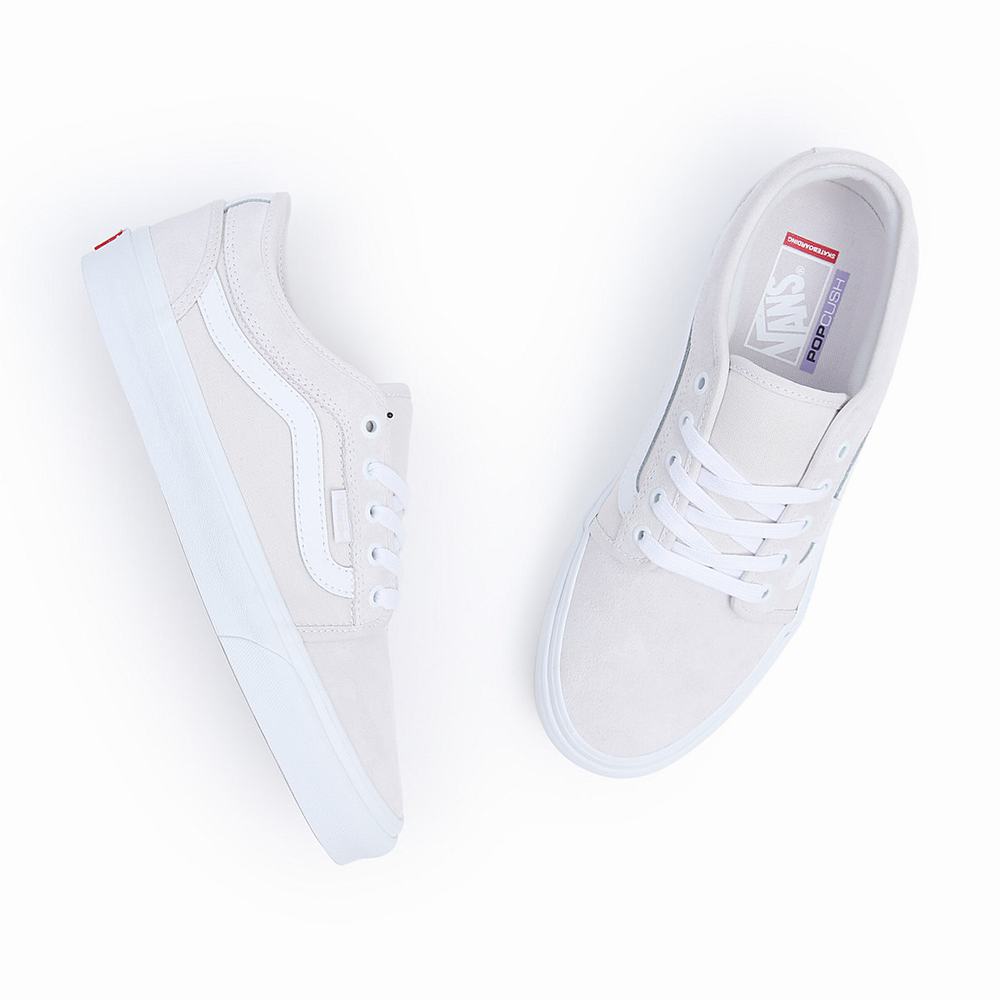 Tenis Vans Chukka Low Sidestripe Hombre Blancas | CLI173452