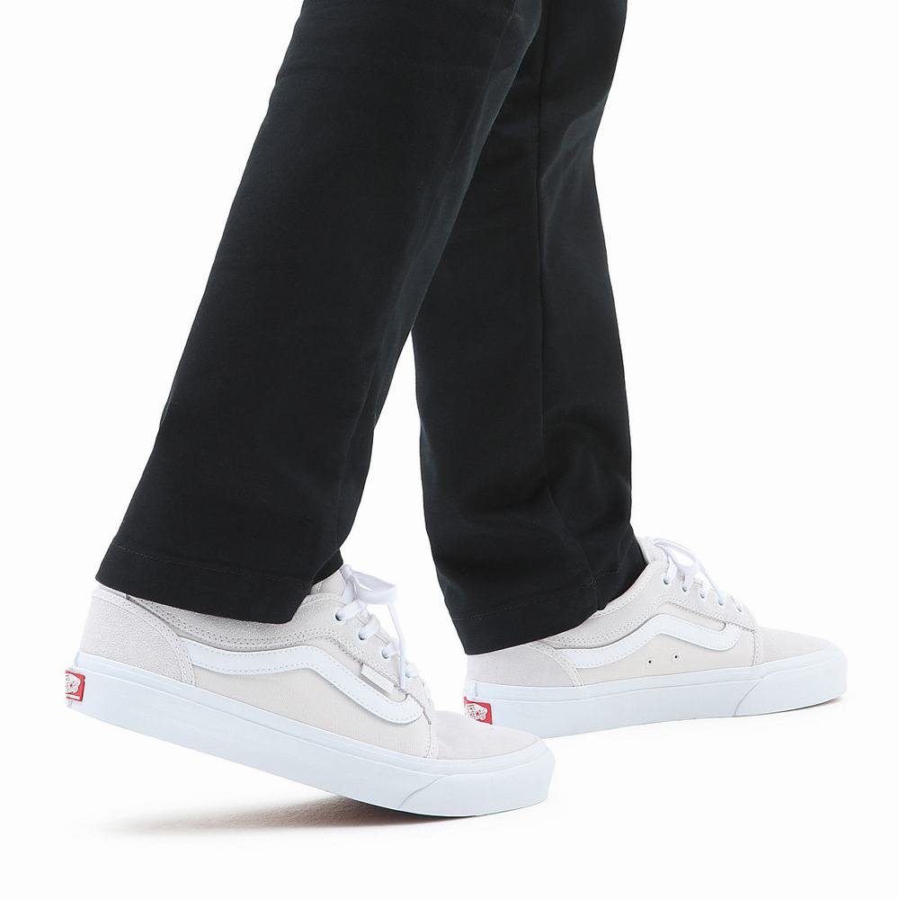 Tenis Vans Chukka Low Sidestripe Hombre Blancas | CLI173452