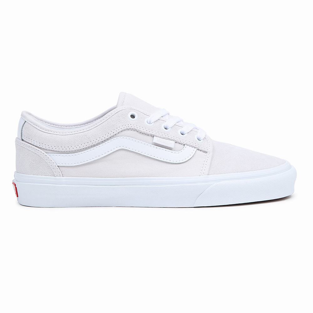 Tenis Vans Chukka Low Sidestripe Hombre Blancas | CLI173452