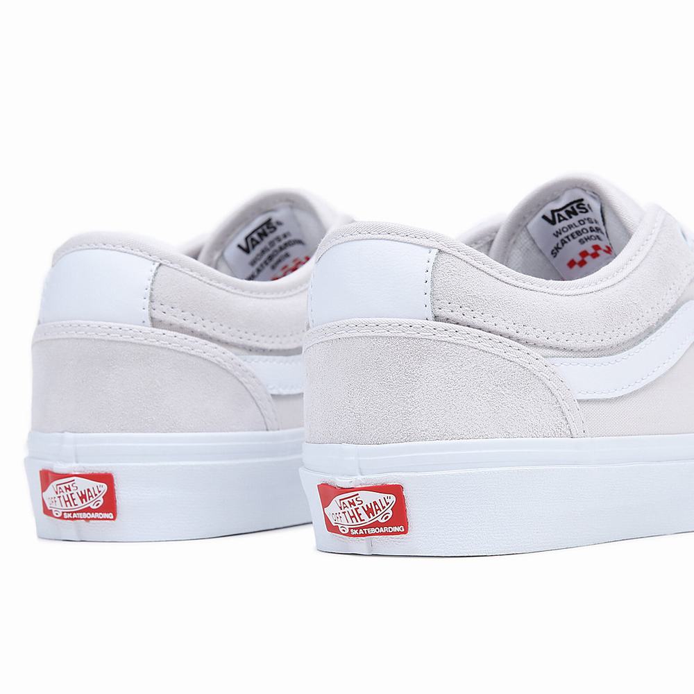 Tenis Vans Chukka Low Sidestripe Hombre Blancas | CLI173452