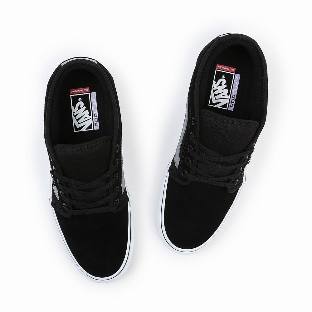 Tenis Vans Chukka Low Sidestripe Hombre Negras | FMH587214