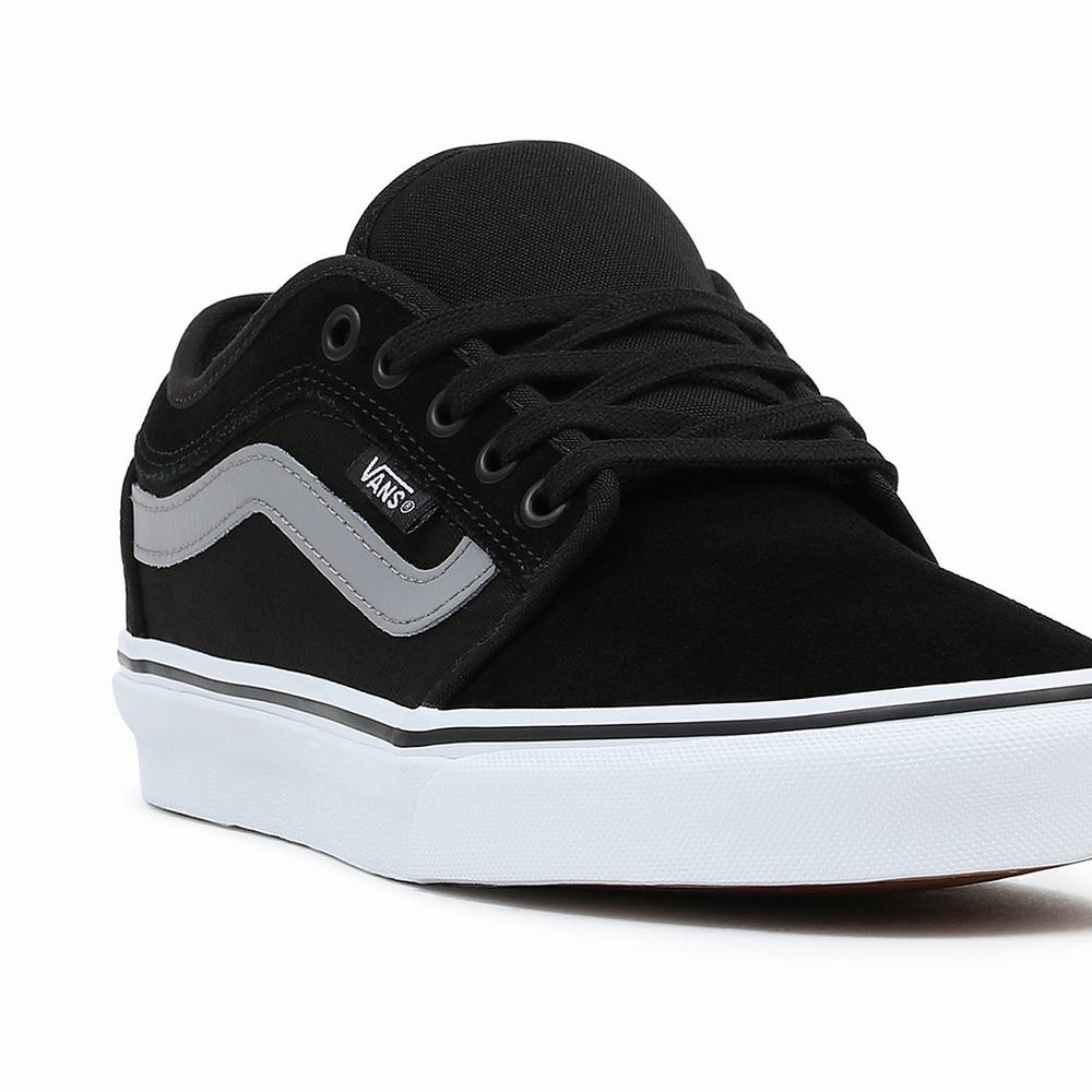 Tenis Vans Chukka Low Sidestripe Hombre Negras | FMH587214