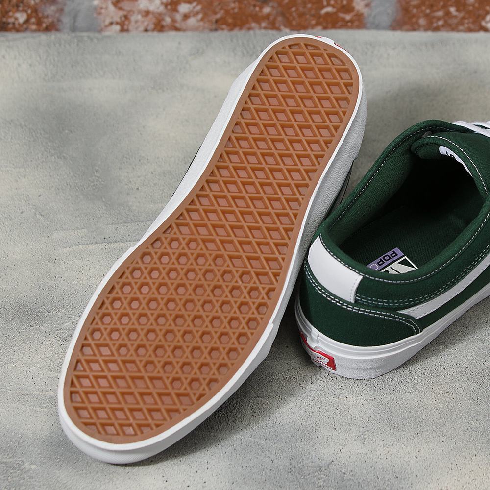 Tenis Vans Chukka Low Sidestripe Hombre Verde | HTZ426789