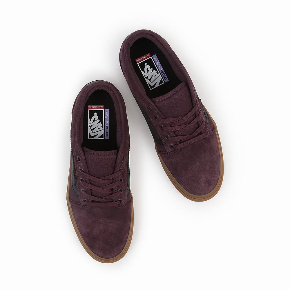 Tenis Vans Chukka Low Sidestripe Hombre Rojas | MFA045819