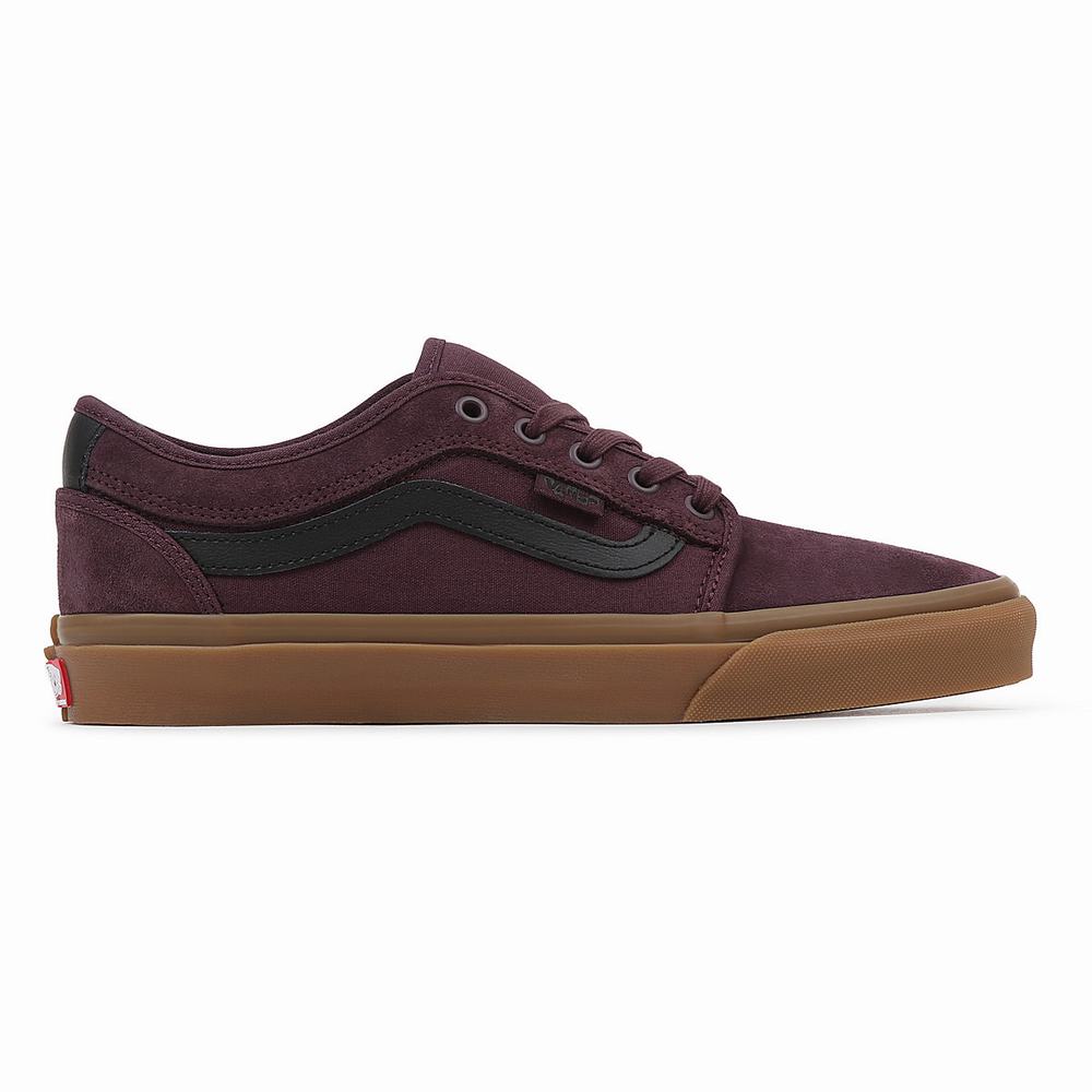 Tenis Vans Chukka Low Sidestripe Hombre Rojas | MFA045819