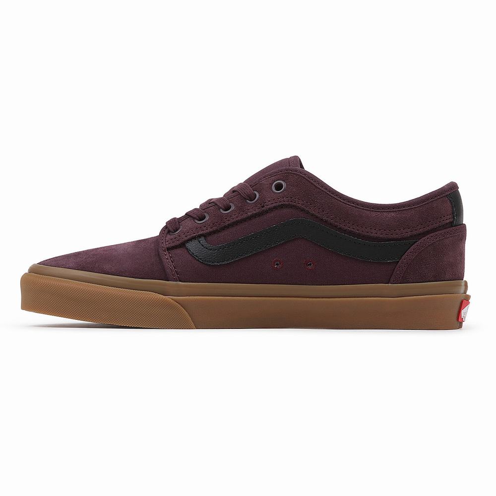 Tenis Vans Chukka Low Sidestripe Hombre Rojas | MFA045819