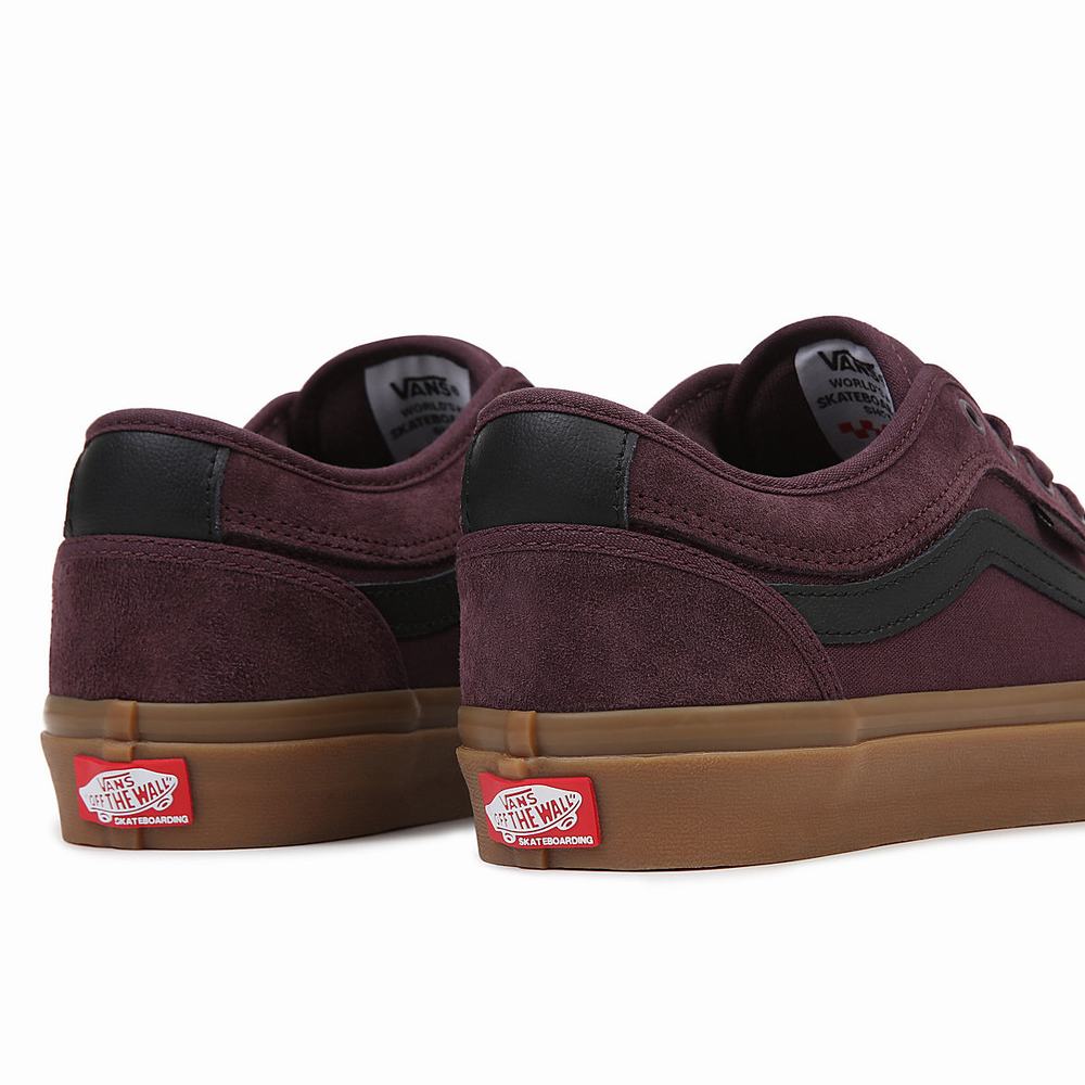 Tenis Vans Chukka Low Sidestripe Hombre Rojas | MFA045819