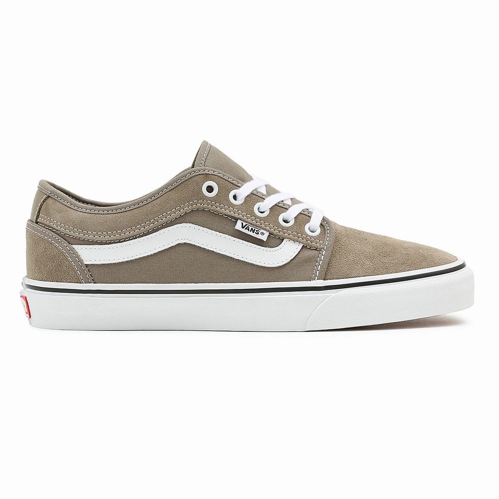 Tenis Vans Chukka Low Sidestripe Hombre Beige | UYC629354