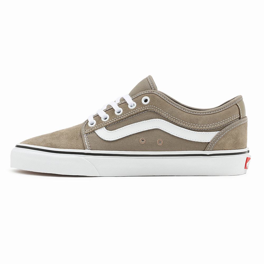 Tenis Vans Chukka Low Sidestripe Hombre Beige | UYC629354